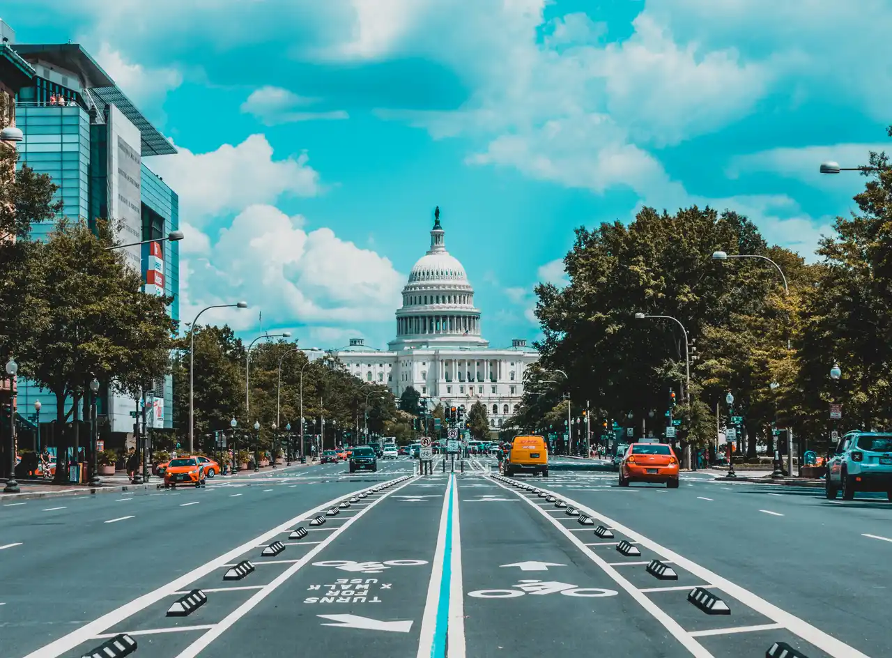 USA destination view